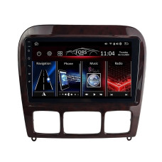 Штатная магнитола FORS.auto FS 1 LITE для Mercedes-Benz S-Class W220-коричневый (1+32Gb, 9") 1998-2005