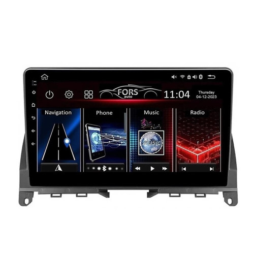 Штатная магнитола FORS.auto FS 1 LITE для Mercedes-Benz C-Class W204 (1+32Gb, 9") 2007-2014