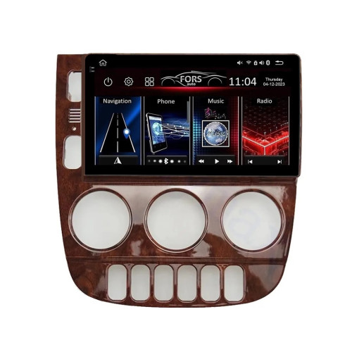 Штатна магнітола FORS.auto FS 2 PRO для Mercedes-Benz ML-Class 320 (2+32Gb, 9", wooden) 2003-2005 Штатна магнітола FORS.auto FS 2 PRO для Mercedes-Benz ML-Class 320 (2+32Gb, 9", wooden) 2003-2005
