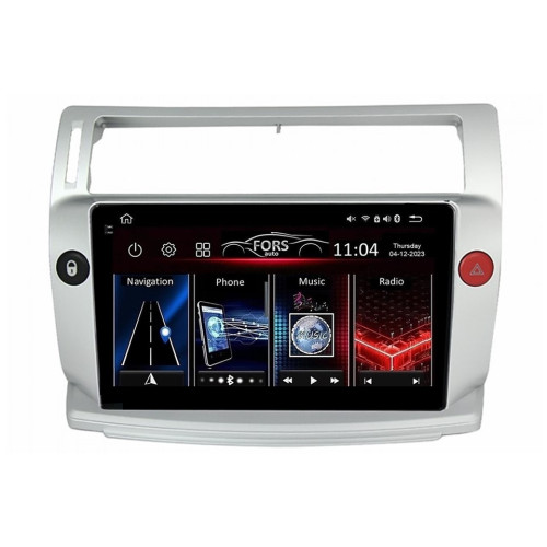 Штатная магнитола FORS.auto FS 4 MAX Qled для Citroen C4 (4+32Gb, 9") 2004-2011 Штатная магнитола FORS.auto FS 4 MAX Qled для Citroen C4 (4+32Gb, 9") 2004-2011