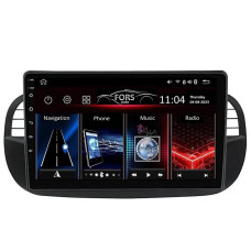 Штатная магнитола FORS.auto FS 1 LITE для Fiat 500 (1+32Gb, 9", black) 2007-2015