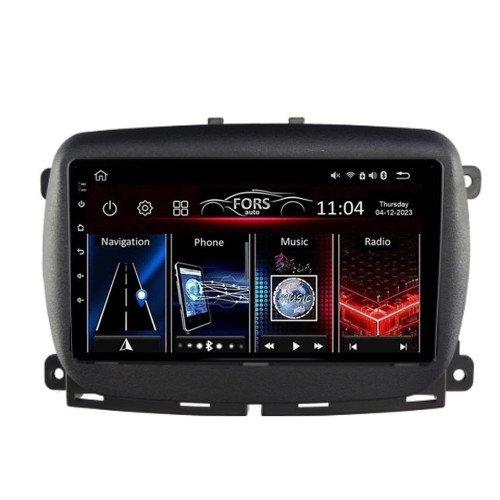 Штатная магнитола FORS.auto FS 1 LITE для Fiat 500 (1+32Gb, 9") 2015+