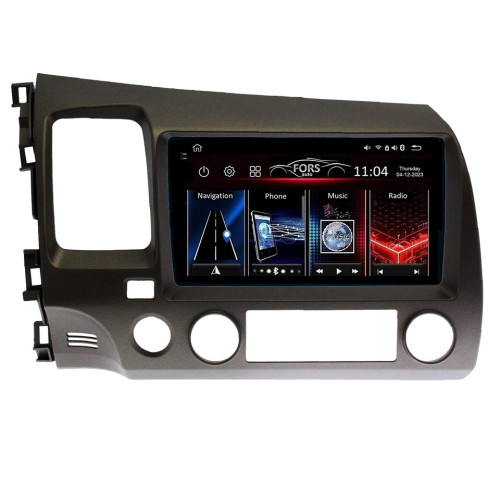 Штатная магнитола FORS.auto FS 8 PRO MAX для Honda Civic (8+256Gb, 10") 2006-2011