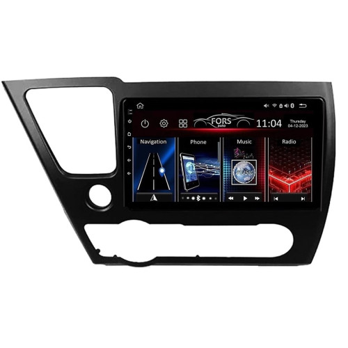 Штатная магнитола FORS.auto FS 1 LITE для Honda Civic (1+32Gb, 9") 2013-2016