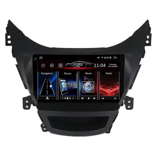 Штатна магнітола FORS.auto FS 2 ULTRA для Hyundai Elantra (2+32Gb, 9") 2011-2013