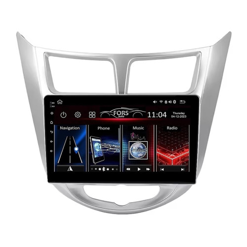 Штатная магнитола FORS.auto FS 1 LITE для Hyundai Verna/I-25/Accent (1+32Gb, 9") 2010-2014