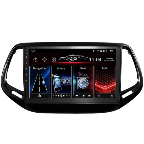 Штатная магнитола FORS.auto FS 1 LITE для Jeep Compass (1+32Gb, 10") 2017+