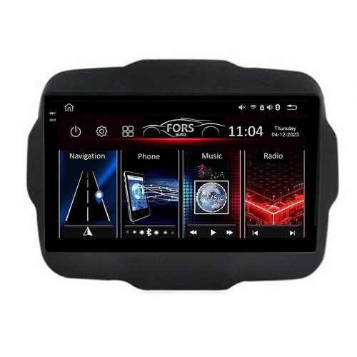 Штатная магнитола FORS.auto FS 2 PRO для Jeep Renegade (2+32Gb, 9") 2015-2019 Штатная магнитола FORS.auto FS 2 PRO для Jeep Renegade (2+32Gb, 9") 2015-2019