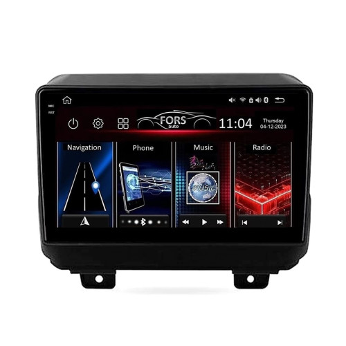 Штатная магнитола FORS.auto FS 4 PRO для Jeep Wrangler Rubicon (4+64Gb, 9") 2018+