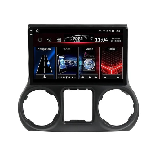 Штатная магнитола FORS.auto FS 2 PRO для Jeep Wrangler Rubicon (2+32Gb, 10") 2011-2016