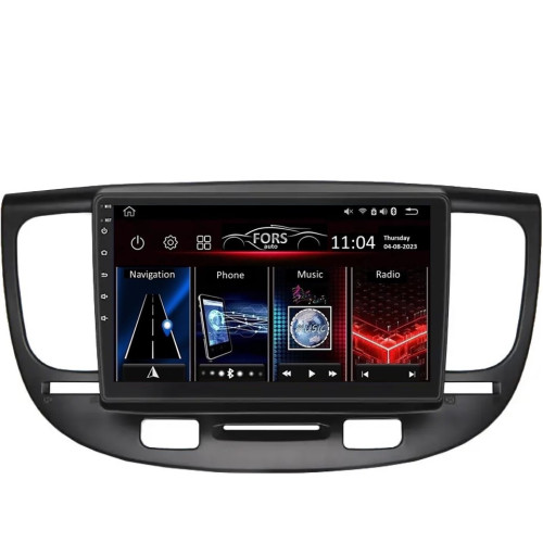 Штатная магнитола FORS.auto FS 1 LITE для Kia Rio (1+32Gb, 9", black) 2005-2011