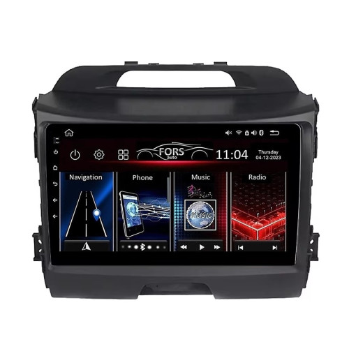 Штатна магнітола FORS.auto FS 1 LITE для Kia Sportage (1+32Gb, 9") 2010-2015