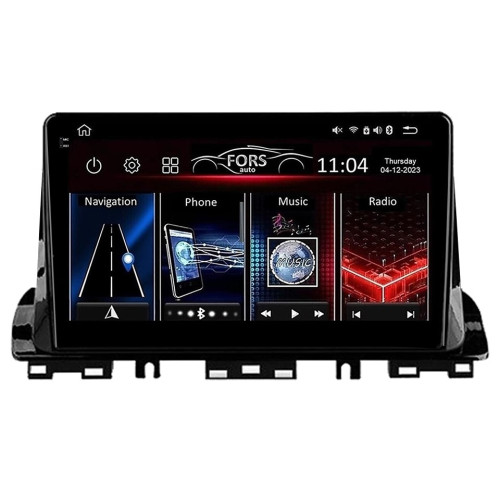 Штатна магнітола FORS.auto FS 2 ULTRA для Kia Forte/Cerato (2+32Gb, 10") 2018-2022