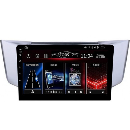 Штатная магнитола FORS.auto FS 1 LITE для Lexus RX300/RX330/RX350/RX400H (1+32Gb, 9") 2003-2009 Штатная магнитола FORS.auto FS 1 LITE для Lexus RX300/RX330/RX350/RX400H (1+32Gb, 9") 2003-2009