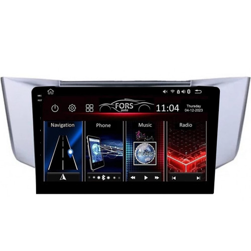 Штатная магнитола FORS.auto FS 2 PRO для Lexus RX300/RX330/RX350/RX400H (2+32Gb, 9") 2003-2009 Штатная магнитола FORS.auto FS 2 PRO для Lexus RX300/RX330/RX350/RX400H (2+32Gb, 9") 2003-2009