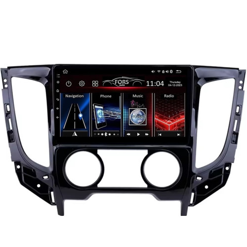 Штатная магнитола FORS.auto FS 1 LITE для Mitsubishi Triton/L200 (1+32Gb, 9", Manual AC, UV black) 2015-2019 Штатная магнитола FORS.auto FS 1 LITE для Mitsubishi Triton/L200 (1+32Gb, 9", Manual AC, UV black) 2015-2019