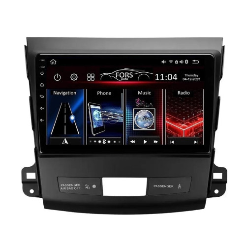 Штатная магнитола FORS.auto FS 1 LITE для Mitsubishi Outlander (1+32Gb, 9") 2006-2012