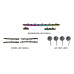 Подсветка салона FORS.auto для Audi A3 2013-2020 (Rainbow Kit)-25 LEDs