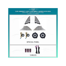 Подсветка салона FORS.auto для BMW 5 Series 2018-2023 (Color Sync)-8 Sets