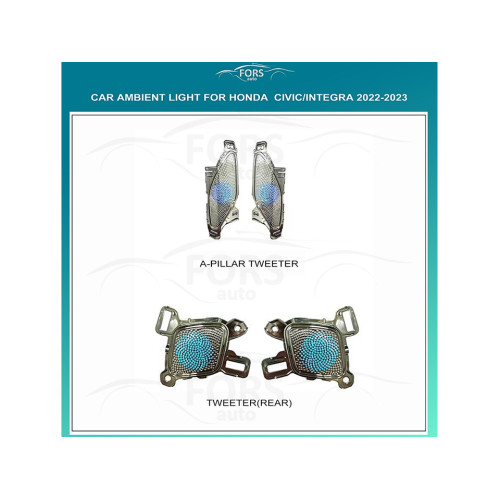 Подсветка салона FORS.auto для Honda Civic/Integra 2022-2023 (A-Pillar Tweeter/Tweeter Rear)