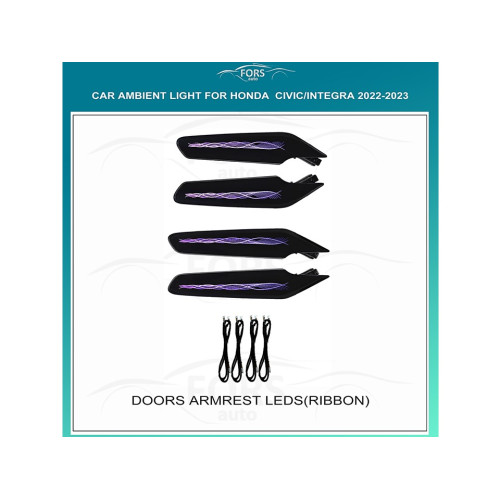 Підсвітка салону FORS.auto для Honda Civic/Integra 2022-2023 (Doors Armrest Leds Ribbon)