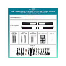 Подсветка салона FORS.auto для Land Rover Discovery 4 2010-2016 (Streamer)-22 LEDs