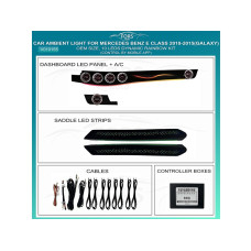 Подсветка салона FORS.auto для Mercedes-Benz E-Class 2010-2015 (Galaxy)-10 LEDs