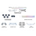 Подсветка салона FORS.auto для Mercedes-Benz C-Class W206 (Active Rainbow Kit)-9 Set