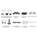 Подсветка салона FORS.auto для Mercedes-Benz B/GLB/GLA-Class W247 (Color Sync)-8 Set Kit