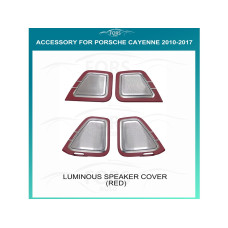 Подсветка FORS.auto для Porsche Cayenne 2018-2022 (Luminous Speaker Cover-Red)