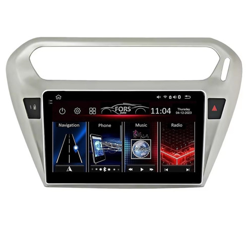 Штатная магнитола FORS.auto FS 4 MAX для Peugeot 301/Elysee (4+32Gb, 9") 2012-2017