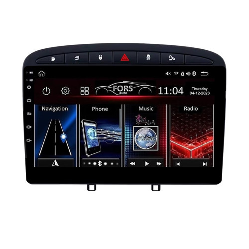 Штатная магнитола FORS.auto FS 1 LITE для Peugeot 308/408 (1+32Gb, 9", Black) 2007-2013 Штатная магнитола FORS.auto FS 1 LITE для Peugeot 308/408 (1+32Gb, 9", Black) 2007-2013