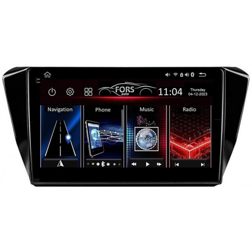 Штатная магнитола FORS.auto FS 4 MAX Qled для Skoda Superb (4+32Gb, 10") 2016-2019 Штатная магнитола FORS.auto FS 4 MAX Qled для Skoda Superb (4+32Gb, 10") 2016-2019