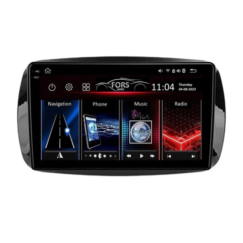 Штатная магнитола FORS.auto FS 2 PRO для Smart Fortwo (2+32Gb, 9") 2016-2018