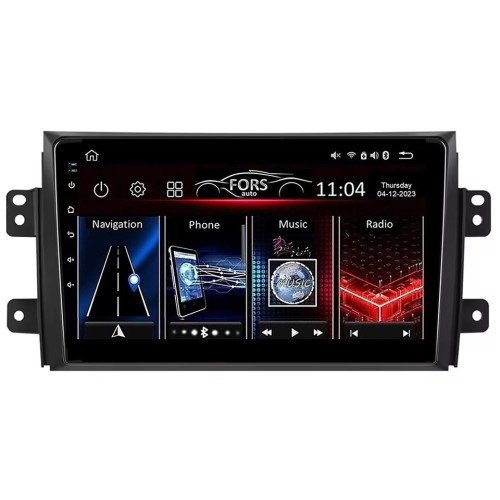 Штатная магнитола FORS.auto FS 1 LITE для Suzuki SX4 (1+32Gb, 9") 2006-2012