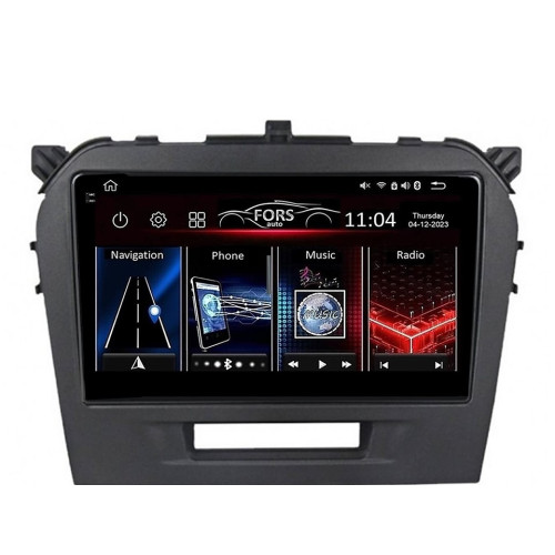 Штатная магнитола FORS.auto FS 4 PRO для Suzuki Vitara (4+64Gb, 9") 2015-2018