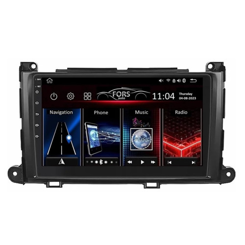 Штатна магнітола FORS.auto FS 1 LITE для Toyota Sienna (1+32Gb, 9") 2011-2014