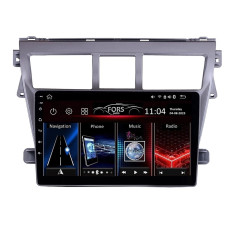 Штатная магнитола FORS.auto FS 1 LITE для Toyota Vios (1+32Gb, 9", silver) 2007-2013