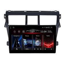 Штатная магнитола FORS.auto FS 8 PRO MAX для Toyota Vios (8+256Gb, 9", black) 2007-2013