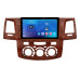 Штатная магнитола FORS.auto FS 1 LITE для Toyota Fortuner/Vigo/Hilux (1+32Gb, 9", Manual AC, wooden) 2007-2014