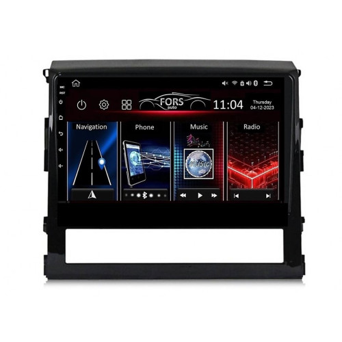 Штатна магнітола FORS.auto FS 1 LITE для Toyota Land Cruiser 200 (1+32Gb, 9") 2016-2019 Штатна магнітола FORS.auto FS 1 LITE для Toyota Land Cruiser 200 (1+32Gb, 9") 2016-2019
