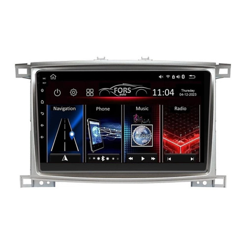 Штатна магнітола FORS.auto FS 1 LITE для Toyota Land Cruiser 100 VX-R (1+32Gb, 10") 2003-2007 Штатна магнітола FORS.auto FS 1 LITE для Toyota Land Cruiser 100 VX-R (1+32Gb, 10") 2003-2007