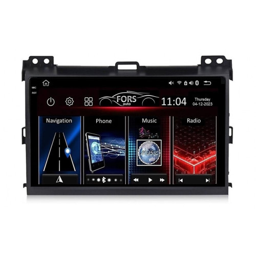 Штатная магнитола FORS.auto FS 2 ULTRA для Toyota Prado 120 (2+32Gb, 9") 2004-2010 Штатная магнитола FORS.auto FS 2 ULTRA для Toyota Prado 120 (2+32Gb, 9") 2004-2010