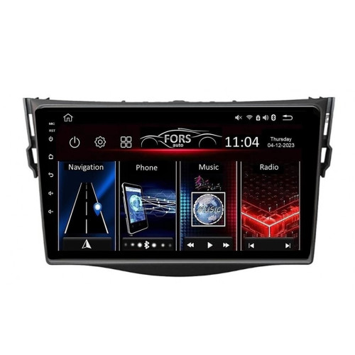 Штатная магнитола FORS.auto FS 1 LITE для Toyota RAV4 (1+32Gb, 9") 2006-2012