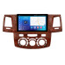 Штатна магнітола FORS.auto FS 2 PRO для Toyota Fortuner/Vigo/Hilux (2+32Gb, 9", Manual AC, wooden) 2007-2014