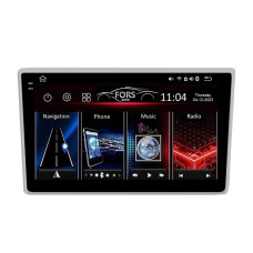 Штатная магнитола FORS.auto FS 8 PRO MAX для Toyota Yaris (8+256Gb, 10", silver) 2006-2009
