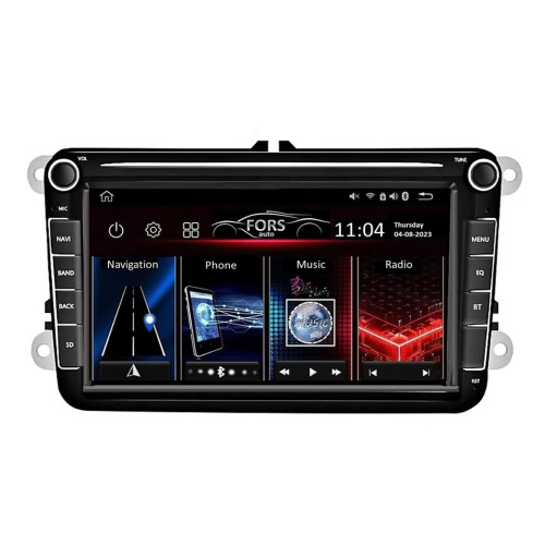 Универсальная магнитола FORS.auto для Volkswagen 4 PRO (8", 4+64Gb, CarPlay)