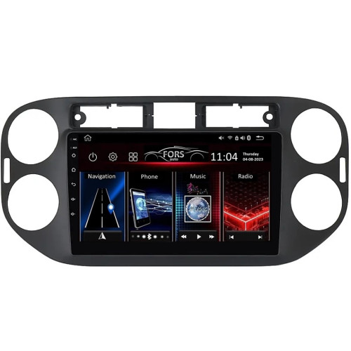 Штатная магнитола FORS.auto FS 1 LITE для Volkswagen Tiguan/Golf Plus (1+32Gb, 9") 2006-2016