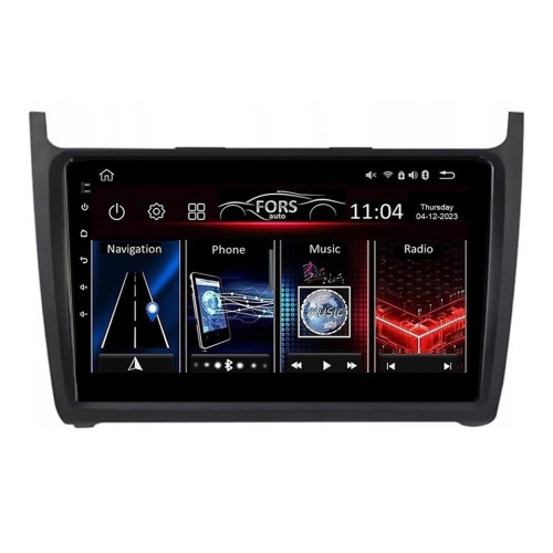 Штатная магнитола FORS.auto FS 1 LITE для Volkswagen Polo (1+32Gb, 9", black) 2008-2020