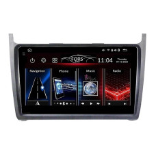 Штатная магнитола FORS.auto FS 4 PRO для Volkswagen Polo (4+64Gb, 9", silver) 2008-2020